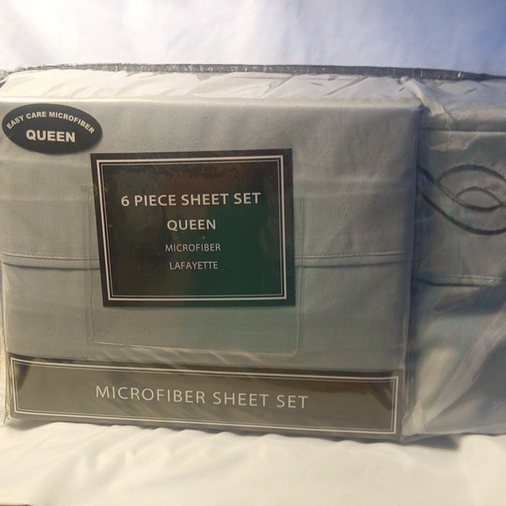 Victoria Classic Micro Fiber 6 piece Queen size, deep pocket, sheet set.